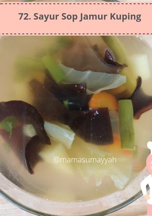 Foto resep 72. Sayur Sop Jamur Kuping