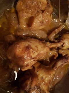 Una foto de Pollo rustido a la suegra
