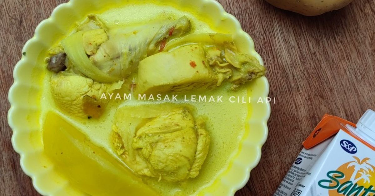 Resipi Ayam Masak Lemak Cili Api My Mom Style oleh Nur Nadiah - Cookpad