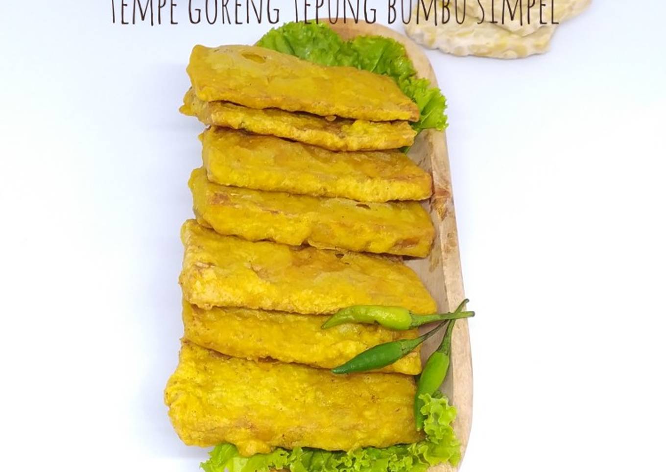 Tempe Goreng Tepung Bumbu Simpel