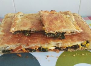 Una foto de Empanada de berza galega