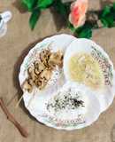 Nấm đùi gà nướng mật mía -canh đùi gà cải thảo-ăn dặm