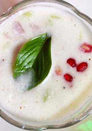 A picture of Mix veg raita.
