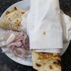 A picture of Egg keema rolls.