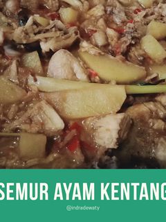 Foto resep Semur ayam kentang