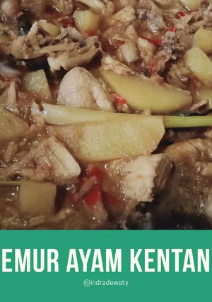 Foto resep Semur ayam kentang