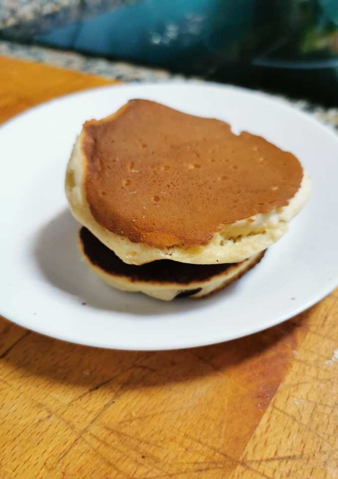 Una foto de Dorayaki caseros
