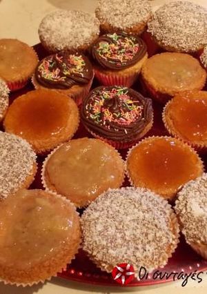 Φωτογραφία της συνταγής Cupcakes με μαρμελάδα νηστίσιμα