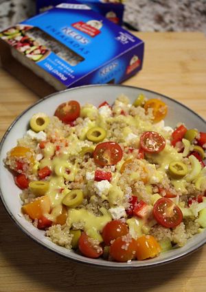 Una foto de Ensalada de quinoa