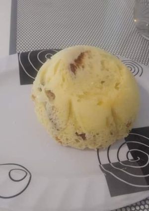 Una foto de Mini budín de manzana sin harinas fácil y rápido