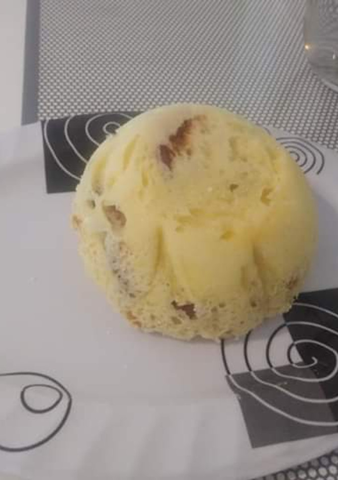 Una foto de Mini budín de manzana sin harinas fácil y rápido