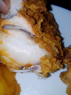 A picture of Oven baked KFC chicken.