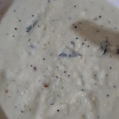 Restaurant style coconut chutney A picture of Restaurant style coconut chutney.