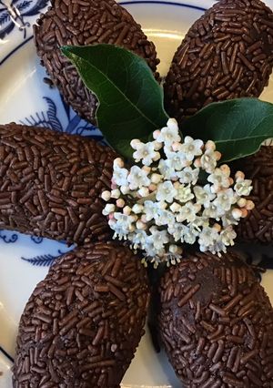 A picture of 700. California Farm Easter Chocolate Eggs and Dinner.