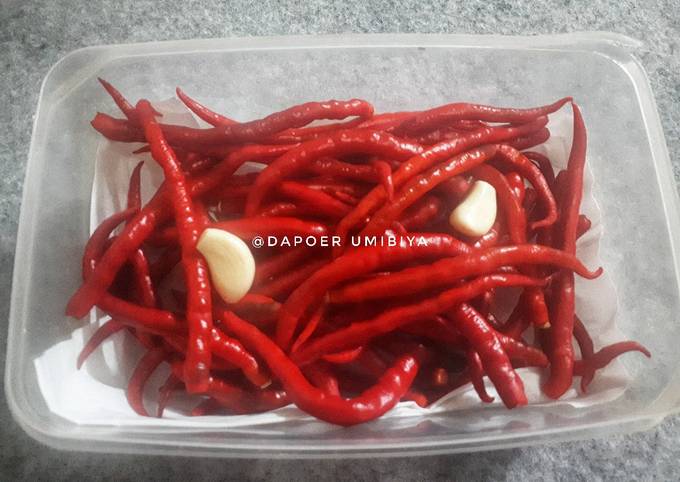 Tips Menyimpan Cabe Agar Tetap Fresh Dan Awet 1 Bulan di Kulkas