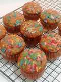 Rainbow Sprinkles Banana Mini Muffins