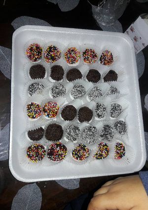صورة لوصفة كرات الشوكولاطه