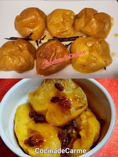 Una foto de Manzanas asadas muy ricas