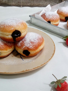 Foto resep Bomboloni/donat isi