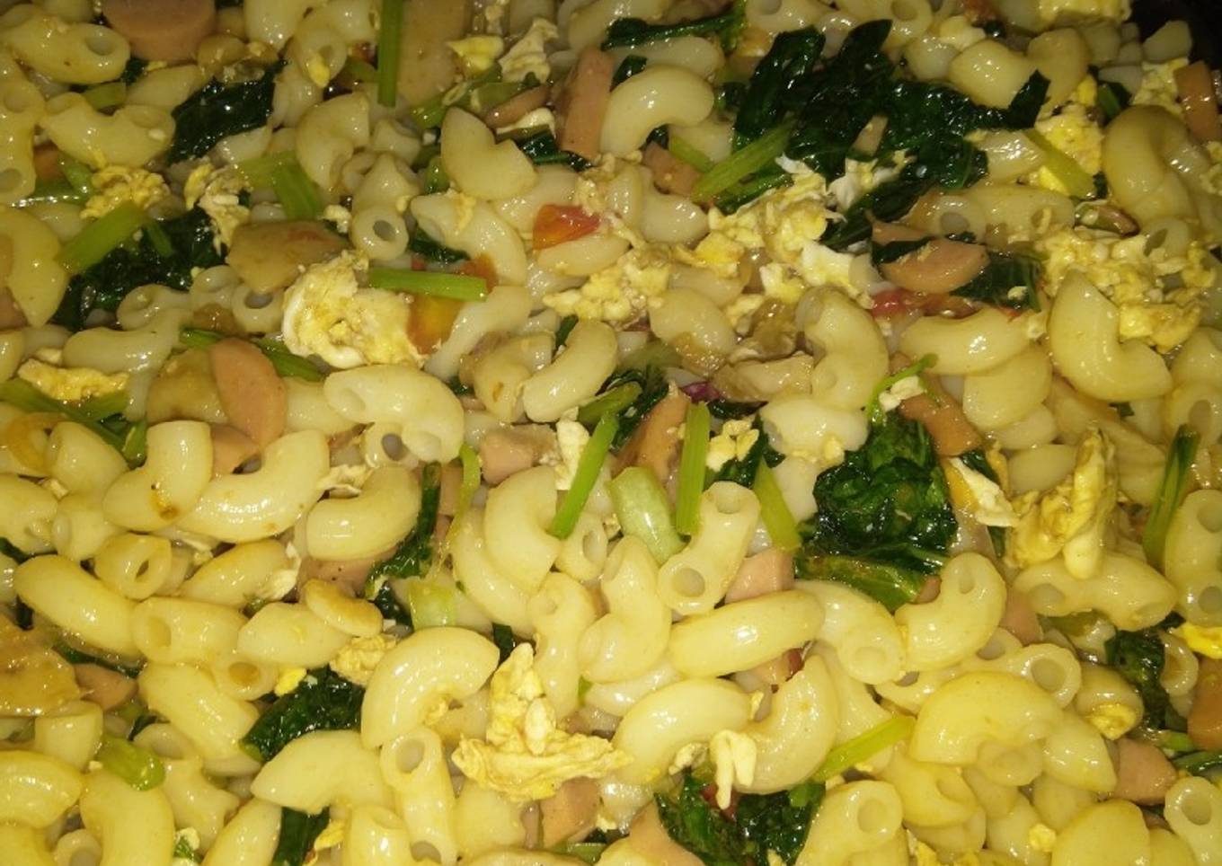 Makaroni goreng sederhana