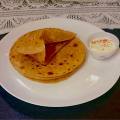 A picture of Sattu Parathe.
