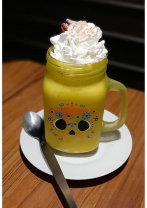 Una foto de Frappe tejate