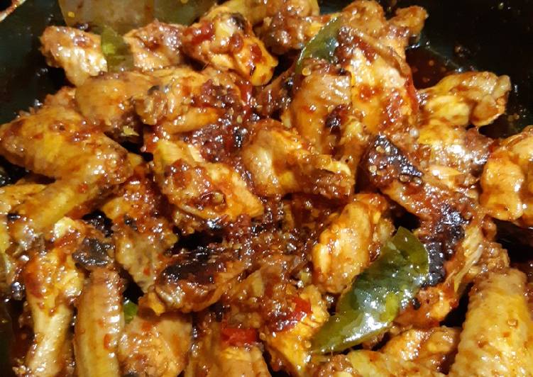 Resep Sayap Pedas Manis Lezat