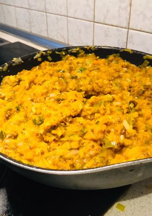 A picture of Banger Pumpkin and meat sauce 🇮🇹 🇮🇳.