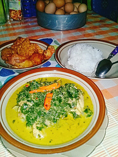 Foto resep Gulai Daun Ubi (Daun Singkong) Tumbuk