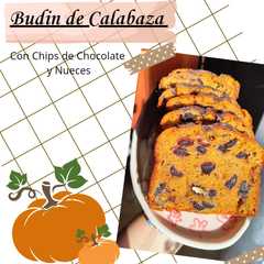 Budín de Calabaza con chips de Chocolate y Nueces-レシピのメイン写真