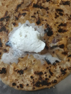 A picture of Panner paratha.