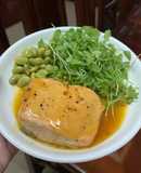 Cá hồi sốt chanh dây (eatclean)