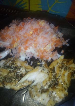Una foto de Suprema de pollo a la plancha