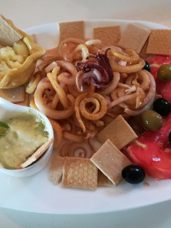 Una foto de Spaguetti de calamares