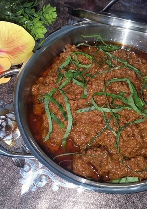 Gambar Rendang daging sihat dan lambat basi