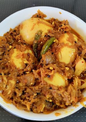 পাঁচফোড়ন ডিম কষা((Panchforon dim kasha racipe in Bengali) রেসিপির প্রধান ছবি