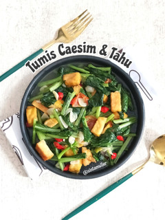 Foto resep Tumis caesim dan tahu