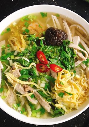 Hình của món Bún Thang Hà Nội.