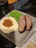 Balsamic Meatloaf Volcano
