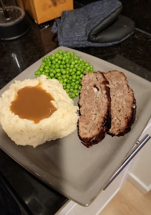 A picture of Balsamic Meatloaf Volcano.