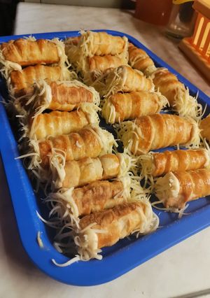 Mini sajtos roló recept fotója