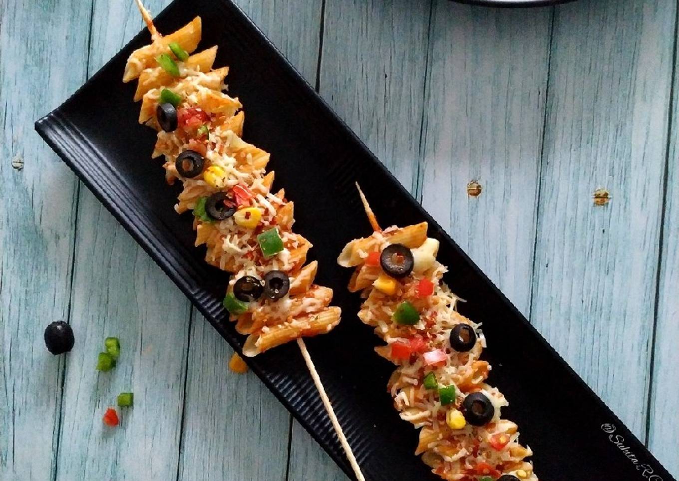 "Cheesy Pasta Sticks"
