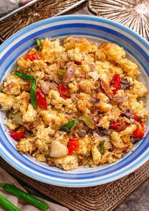 Foto resep Orak - Arik Peda Telur