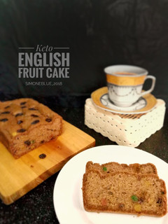 Foto resep Keto English Fruit Cake #ketopad