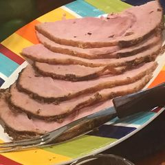 A picture of Rosemary Mustard Glaze.