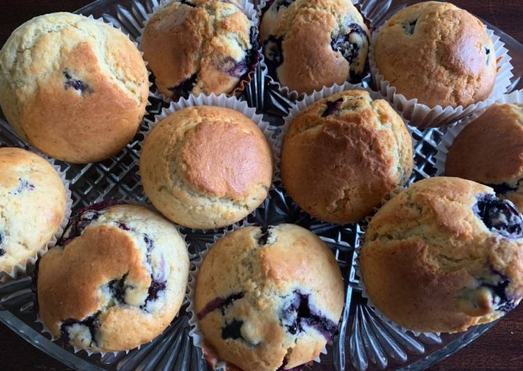 Recipe of Ultimate Blueberry muffins