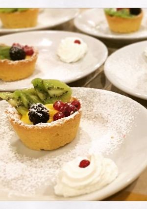 Foto di Cestino di frolla con crema pasticcera