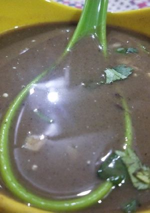 A picture of Chana soup.