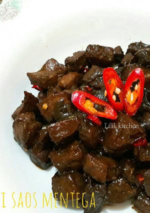 Foto resep Hati sapi saos mentega