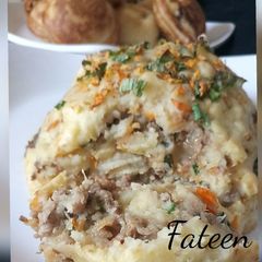 Baked minced meat potato A picture of Baked minced meat potato.